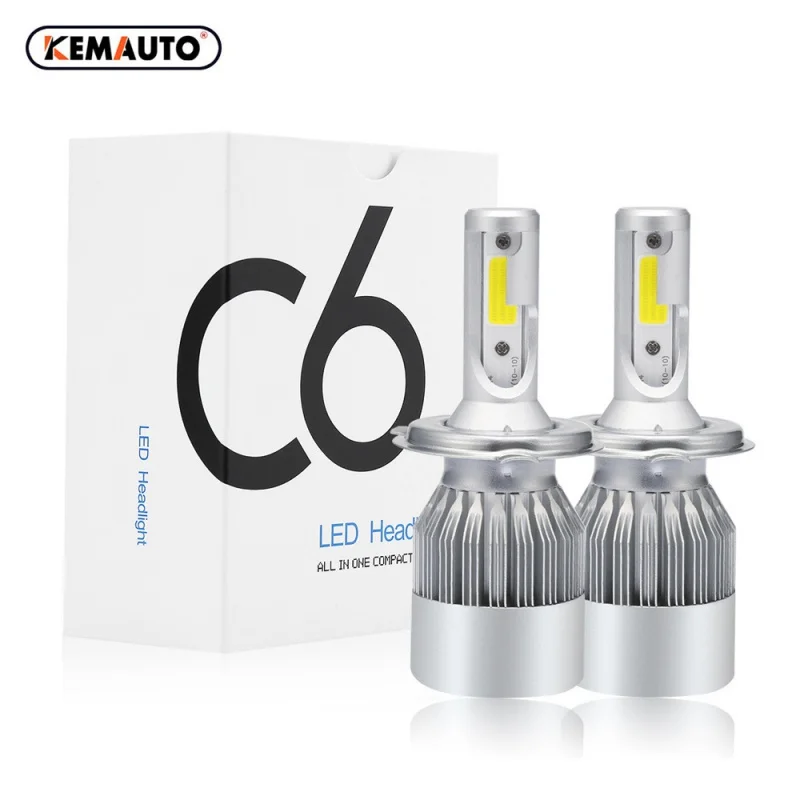 

ledHeadlightC6Headlight Front Lightingh4H7H1Modification9005Light Bulb CarledHeadlightc6