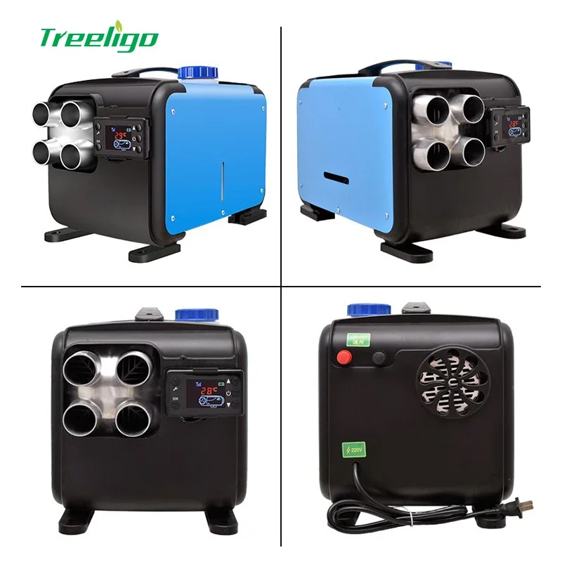 Parking Cooler And Heater 12v 24v 220v Parking Portable Heater With Case Dc Parking Cooler Heater 2