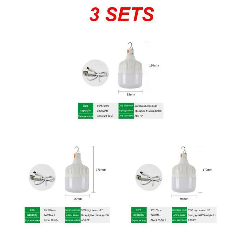 100W 3PCS