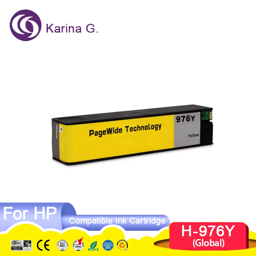 For 976Y Compatible Pigment Ink Cartridge for Pagewide pro 552dw/dn/577dw/z,Pa