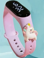 New Cartoon LED Figure Watch Children's Student Bracelet Watch Touch Electronic Watch 1