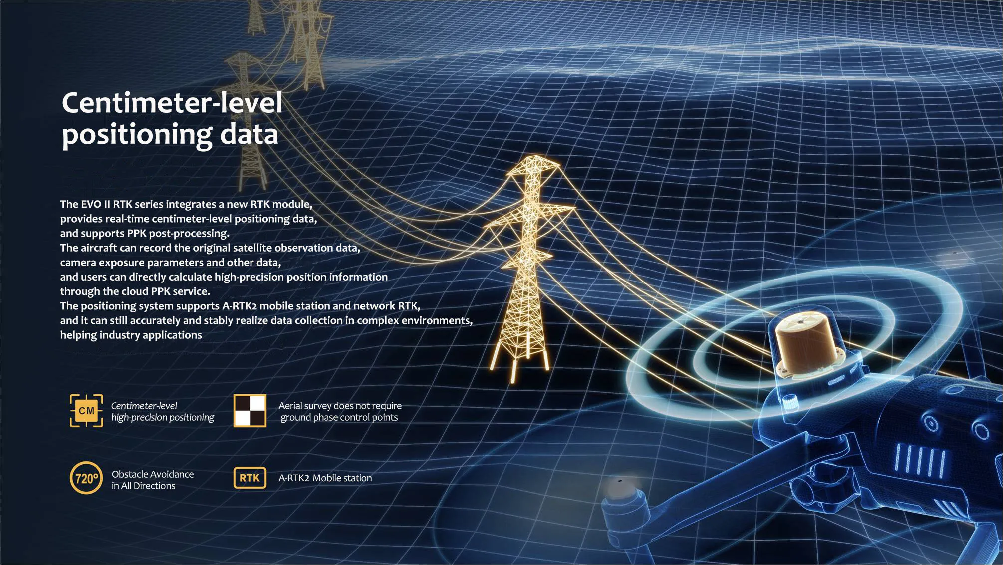 Autel Robotics EVO 2 Pro RTK Surveying Remote Control Mapping Uav 6K Camera High Range Professionnel Drone 4 Autel Robotics EVO 2 Pro RTK Surveying Remote Control Mapping Uav 6K Camera High Range Professionnel Drone - Image 4