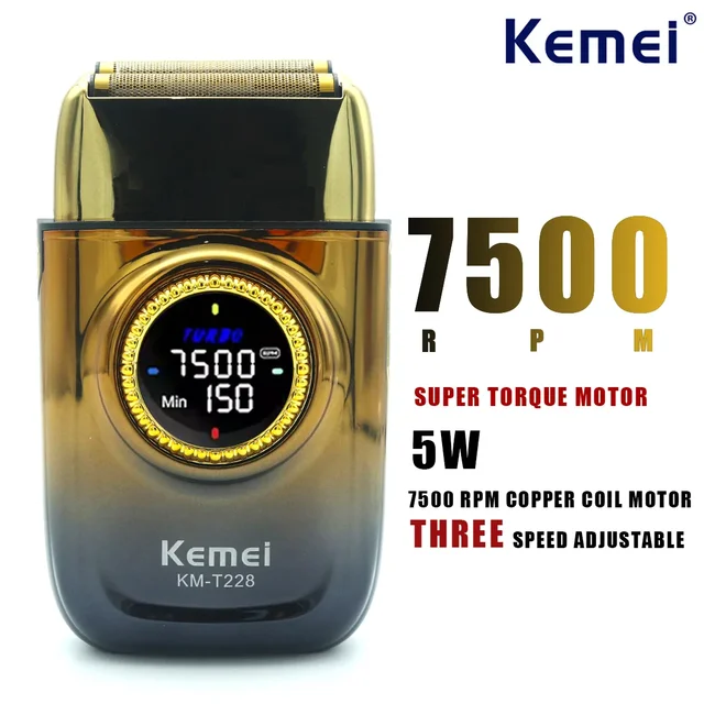 Kemei KM-T228 Foil Shaver 2