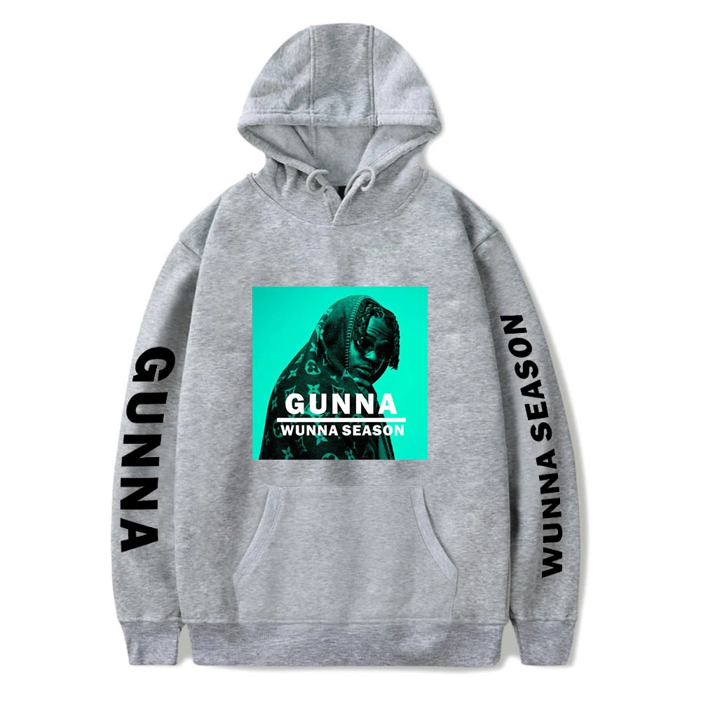 Hip Hop Style American Pop Rapper Gunna Hoodies Women Men's Hoodie Long Sleeve Hooded Sweatshirts Casual Unisex Wunna Clothes