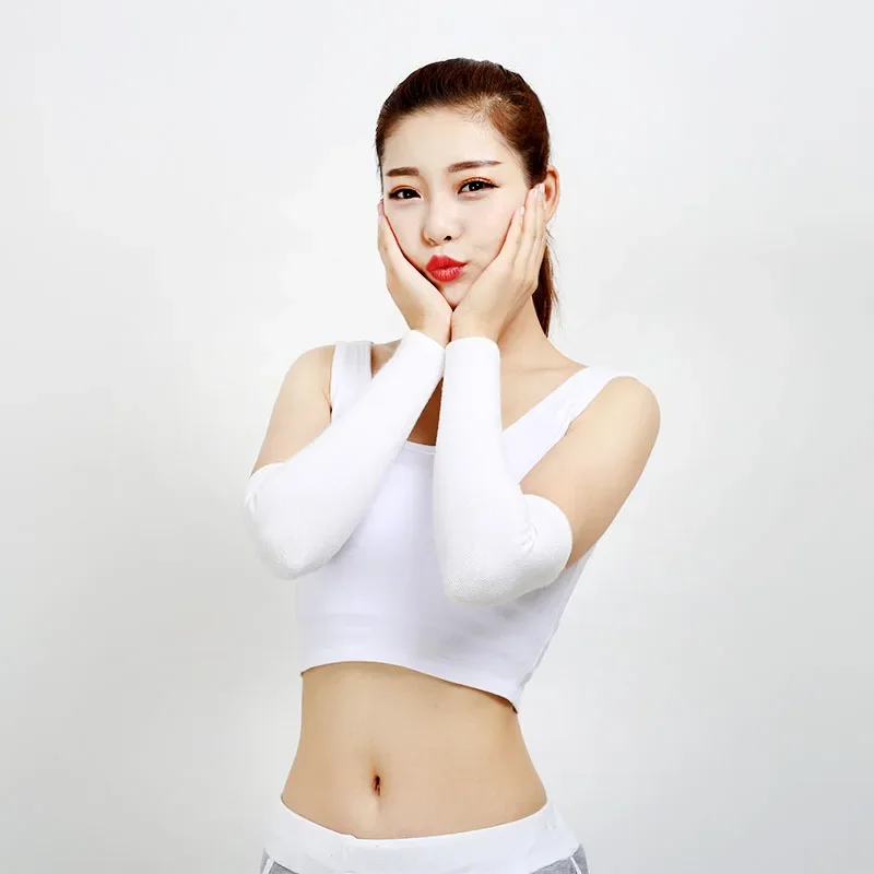 Women Wool Elbow Warmers Arm Warmers Autumn Winter Sleeves Cuffs Finewool Soft Thin Long Knitted Elbow Pads Gloves
