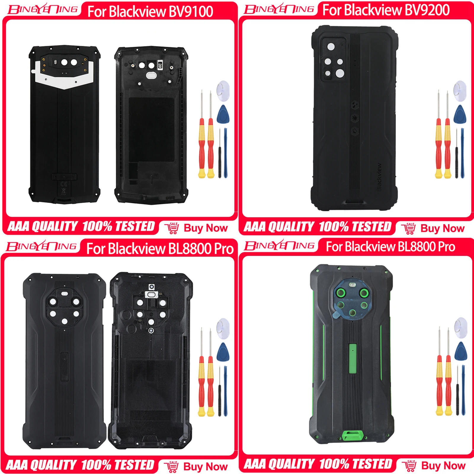 Enhanced Battery Cover Back Housing for Blackview Phones - Durable Repair Replacement Accessory