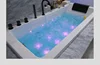 Home embedded adult surf Jacuzzi acrylic thermostatic bathtub waterfall bubble small apartment bath 3