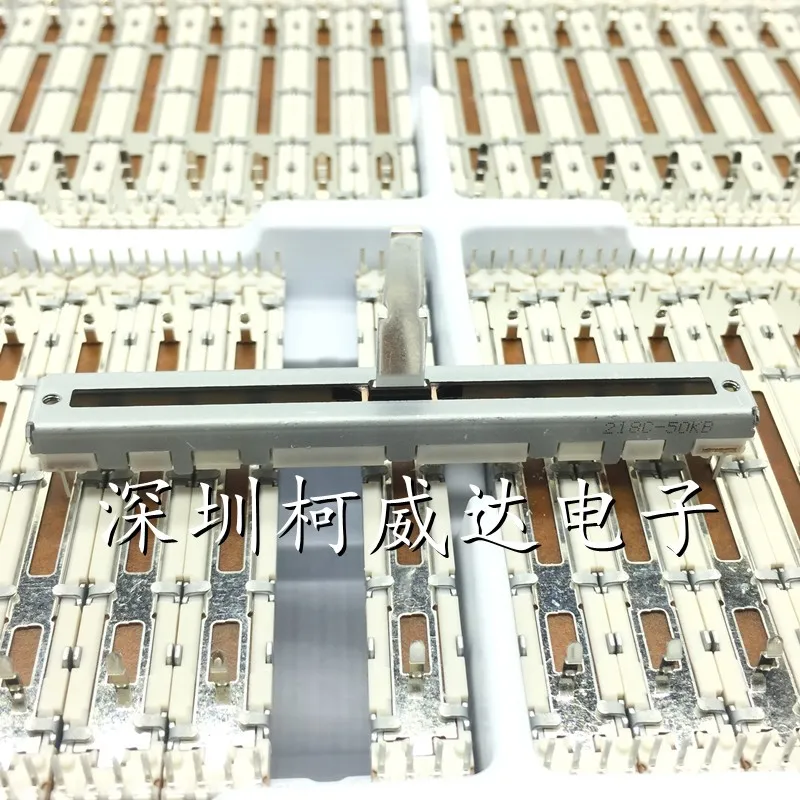 Linear Potentiometer Straight slip DCV1011 50KB 8pin Total length 75mm stroke 60mm handle height 20mm CMX-3000 CMX-5000 1pcs linear potentiometer,adjustable resistor,electronic components