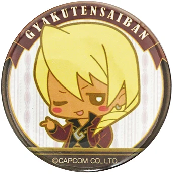 Ace Attorney 123 Gyakuten Saiban Pin Badge Set Fanthful Japan