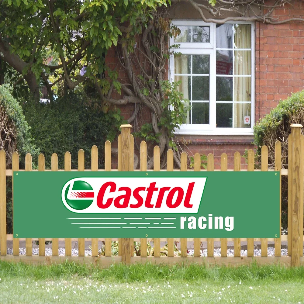 JohninBanner 60*240 катролс, моторный масляный баннер, украшение интерьера, гобеленовый флаг гоночного автомобиля