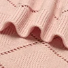 Baby Blankets Super Soft Newborn Cotton Knit Month Stroller Nursery Swaddle Wrap Quilts 90*70cm Infant Boy Girl Sleeping Covers 4