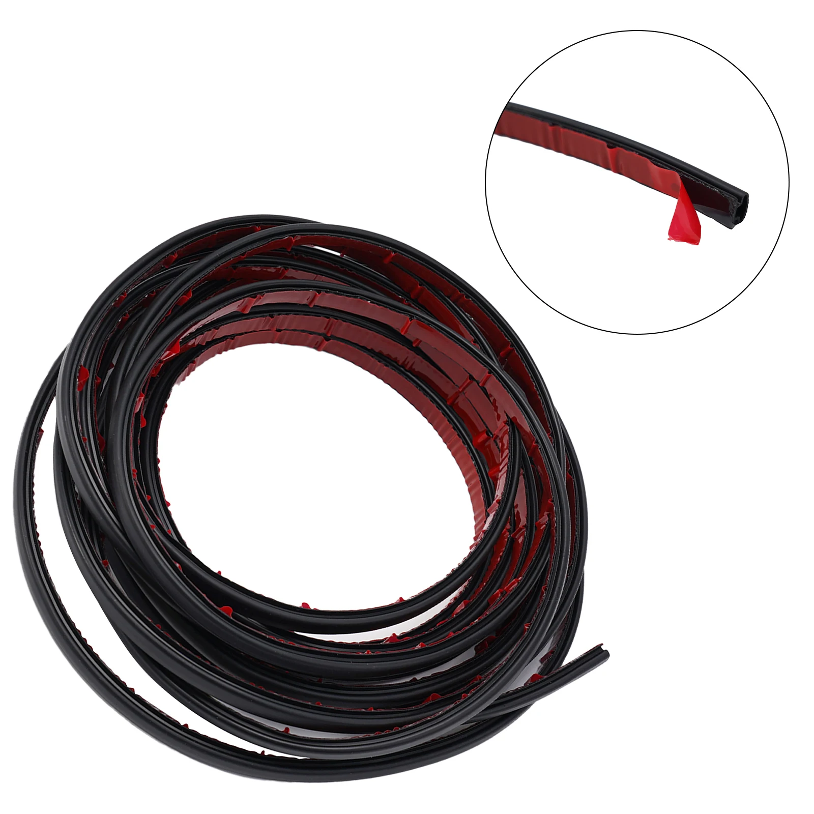 Door Seal Sealing Strip Security Door 19.7Feet Door Seal Strip Door Soundproofing Concrete Blocks Self-adhesive Type