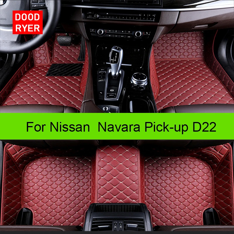 Doodryer Car Floor Mats For Nissan D22 Navara Pickup Foot Coche