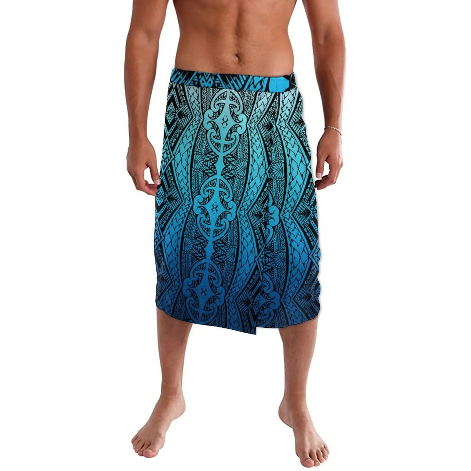 Menswear Polynesian Style Lavalava Hawaiian Island Clothing Sarong