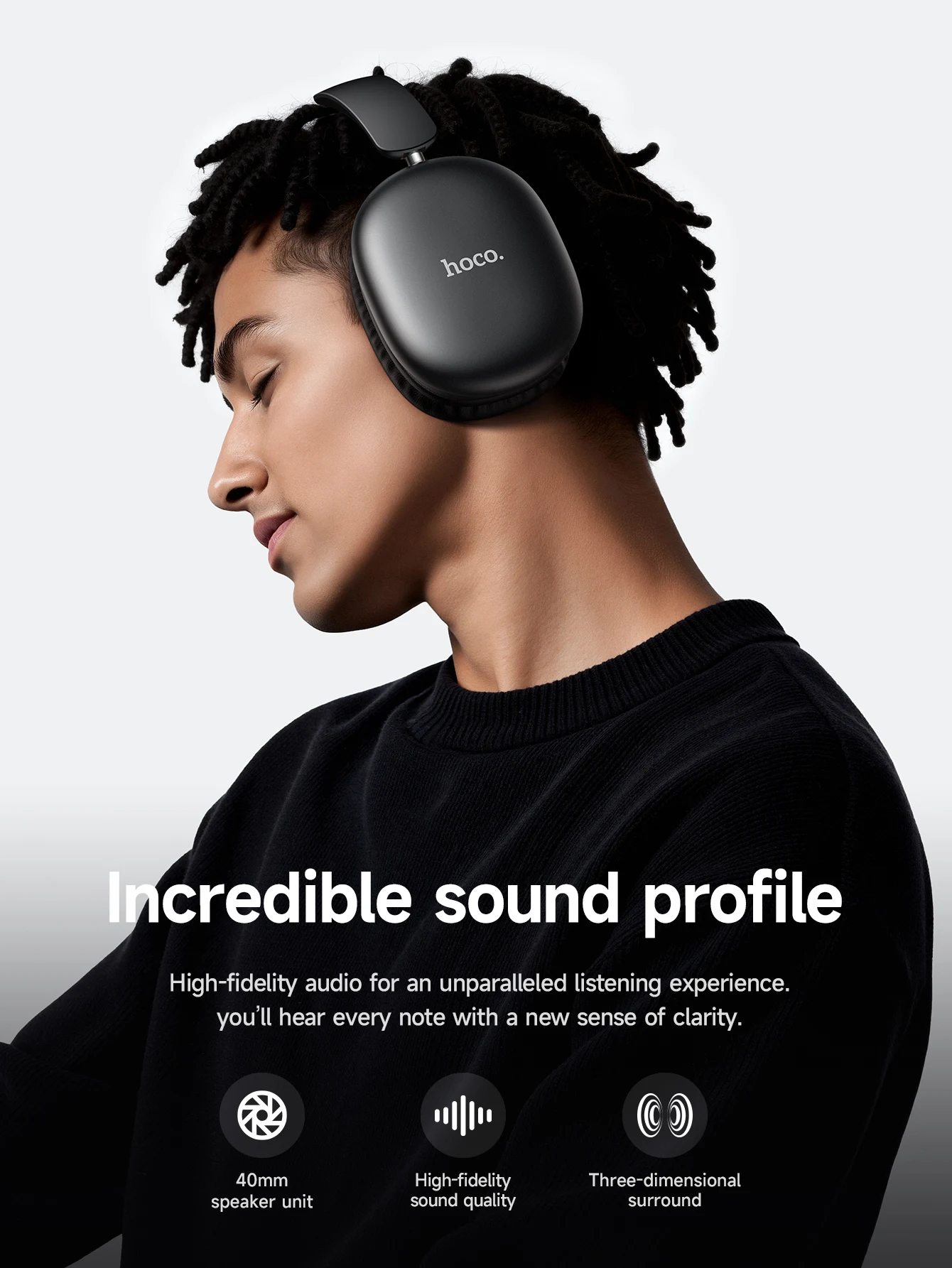 HOCO W73 HiFi Wireless Headphones