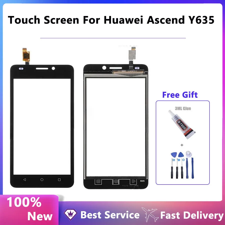 HYJPT Funda para Huawei Y635 Y635-L21 Y635-L01 Y635-L02 Y635-L03 Funda Flip Cuero de la PU+ Cover Case de Silicona Protección Fija HW