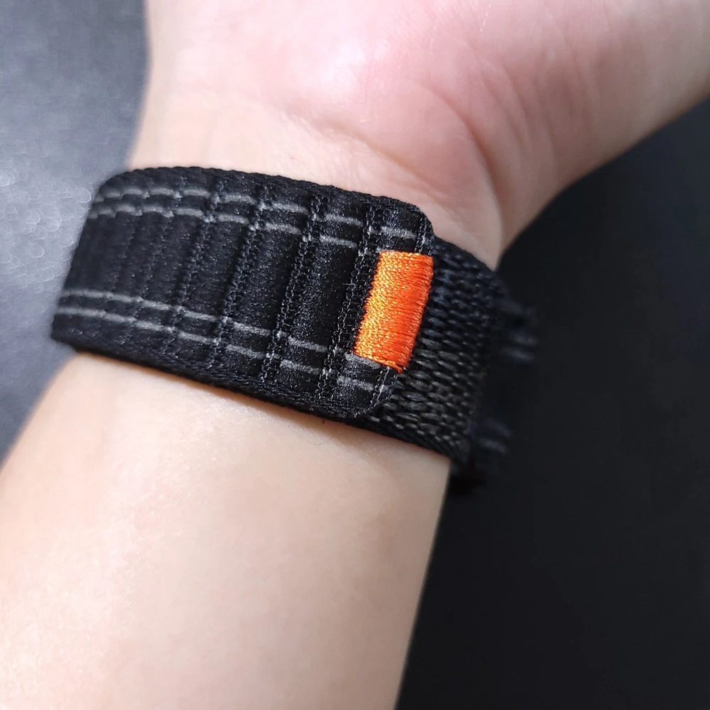 Nylon Loop Bracelet Quick Fit Strap Band for Smartwatches, 22mm/26mm