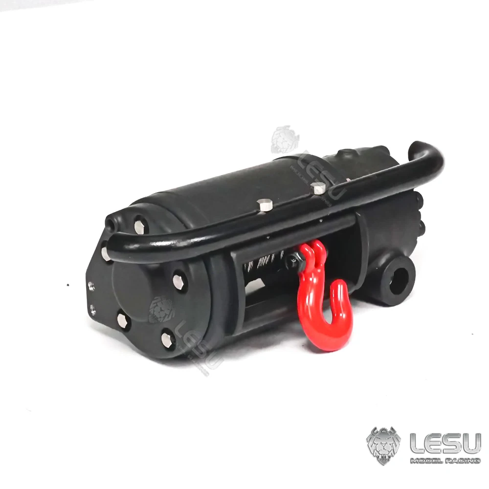 

LESU Electric Winch Metal Part for RC Off-Road Vehicles 1/10 Rave Um406 Model Trucks Outdoor Toys TH22153