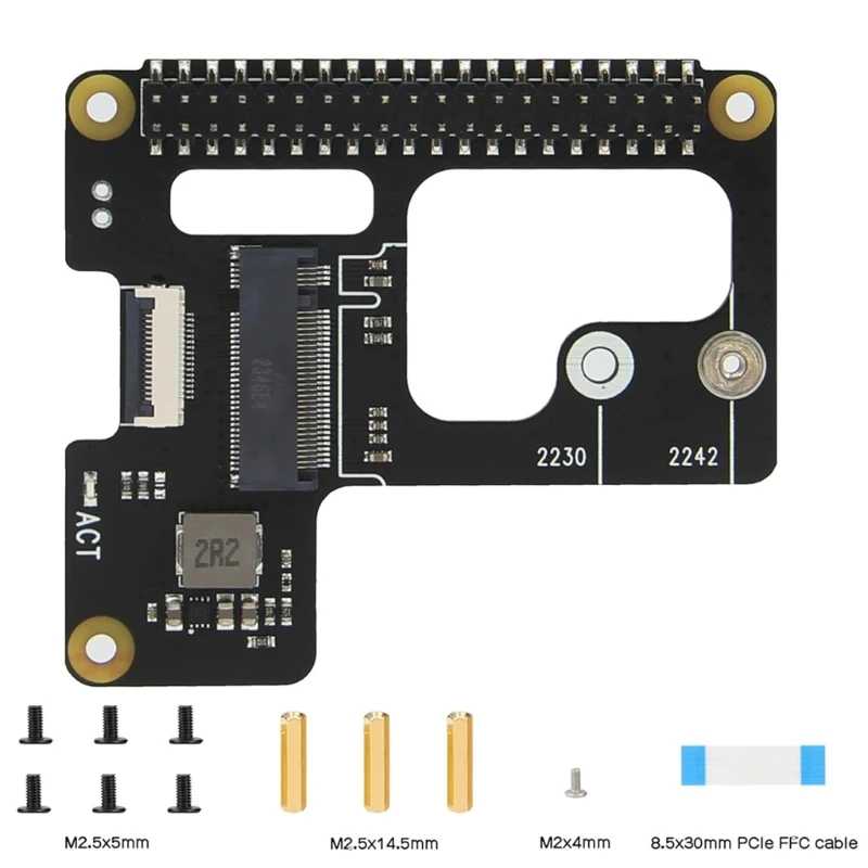 

X1000 PCIe M.2 Key M NVMe SSD-адаптер Высокоскоростная передача данных