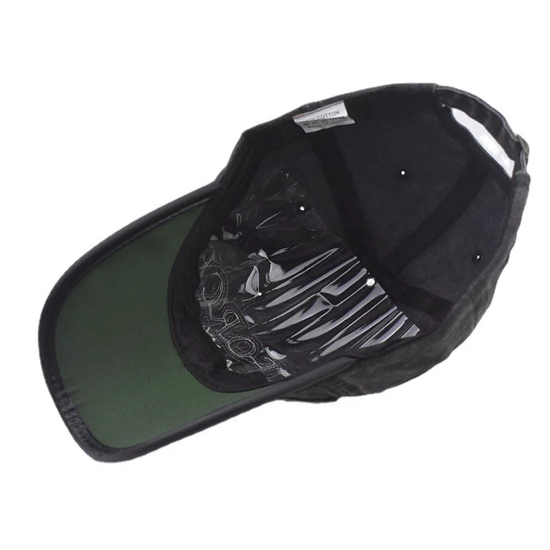 Hot Sale Unisex Cap U.S.ARMY Embroidery Vintage Leather Edging Baseball Cap Men Women Casual Outdoor Dad Hats