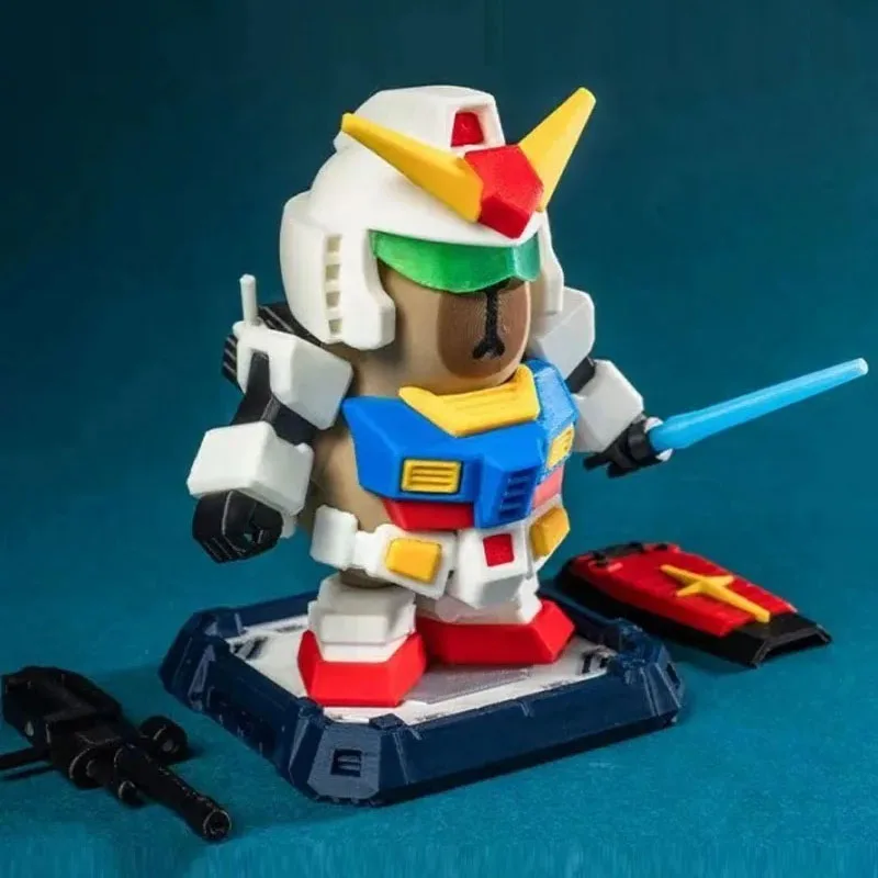 Creatief Nieuwe Cartoon Capibala Magnetic Mecha Armor Fun Doll Handgemaakte Spel Rond Het Special Decoration Decorative Toy Echt