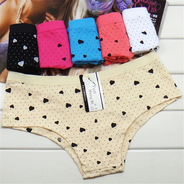 Cotton Women's Briefs Sexy Low-waist Panties Ladies Briefs Cotton