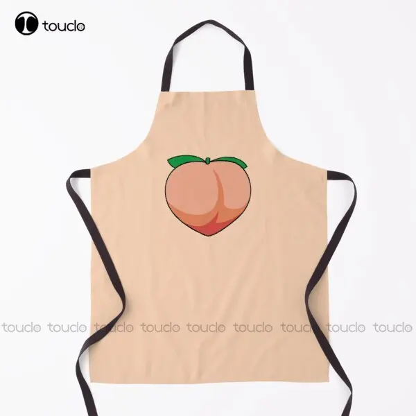 

Peach Pride Queer Lgbt Gayart Loveislove Apron Canvas Apron For Women Men Unisex Adult Household Cleaning Apron New Custom Apron