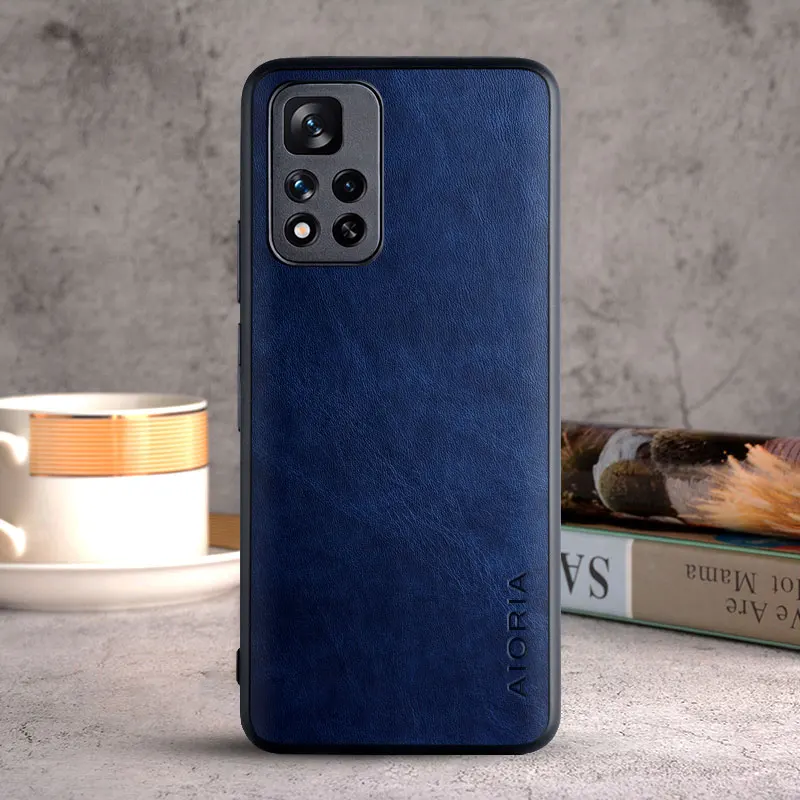 Luxury Vintage Leather Skin Phone Case - Premium Protection Cover