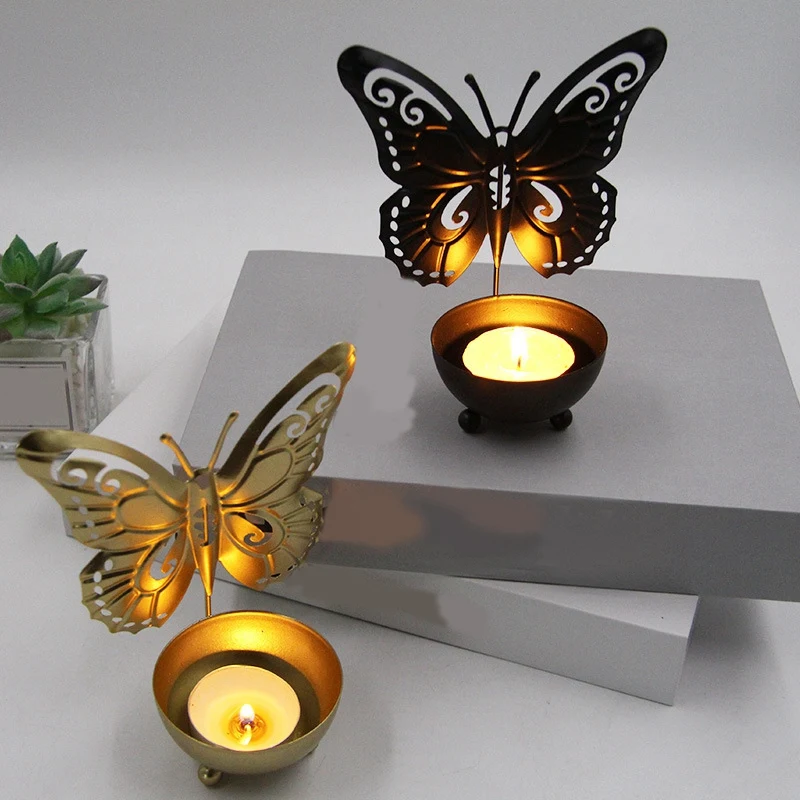 

Dining Table Decor Candles Home Decor Candle Holders Gold Decor Metal Tealight-Holder Candle Holder For Wedding Easy Install