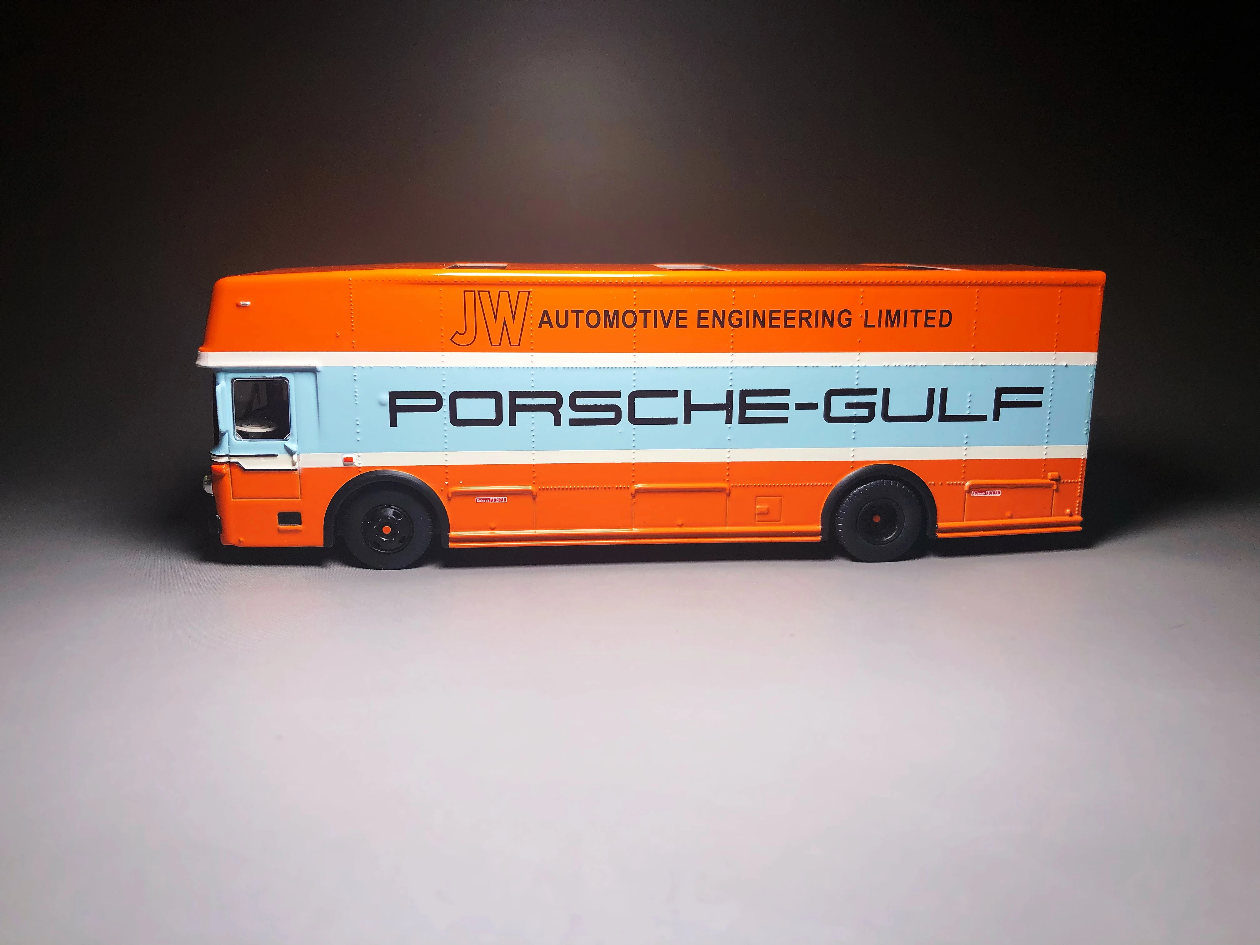 Schuco 1/64 JW Automotive Engineering Limited Gulf Diecast Model Car