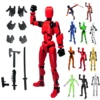 Full Joint Action Figure 3D Mini Action Figure with Full Body 13 Articulated Joints Movable Figures for Coffee Table Bookshelf 5
