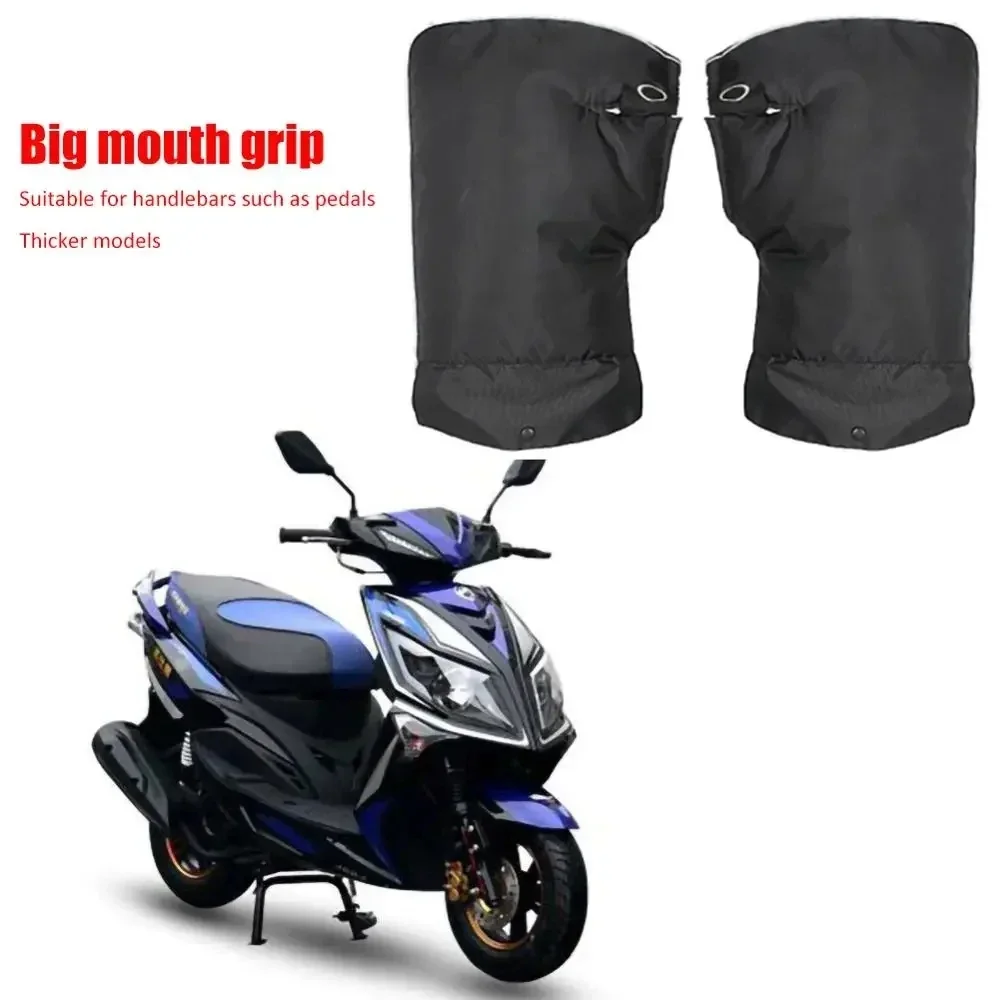 Manchons Universels Pour Guidon Moto/scooter - épais, Imperméables, Chauds, Avec Gants Intégrés - 11
