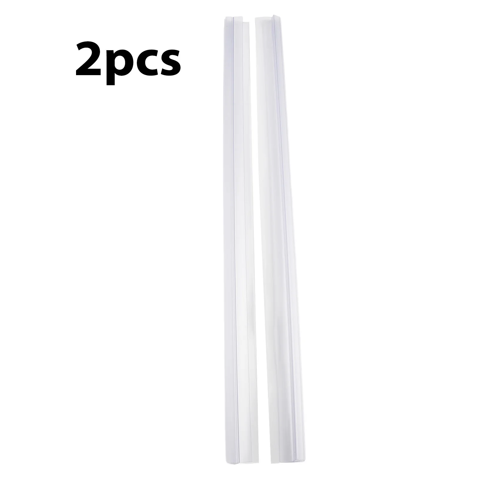 Faixa de vedação do banheiro para chuveiro, selo de lacunas de vidro, acessório transparente, apto para telas e portas, 4 tipo, 0,5 m, 4-6mm, 2 pcs