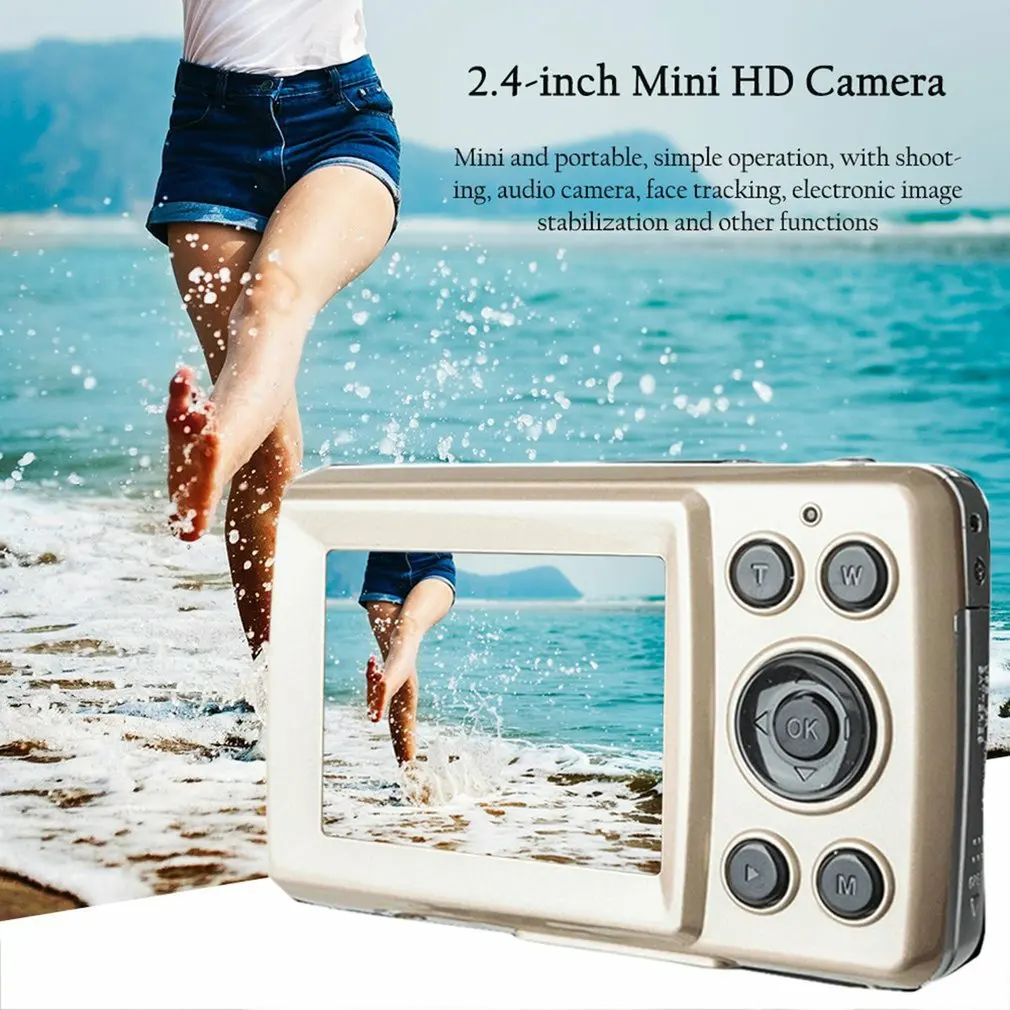

Camera Fashion And Exquisite Portable High-definition Digital Photography 2.4-inch Children's Camera 16 Million Pixels