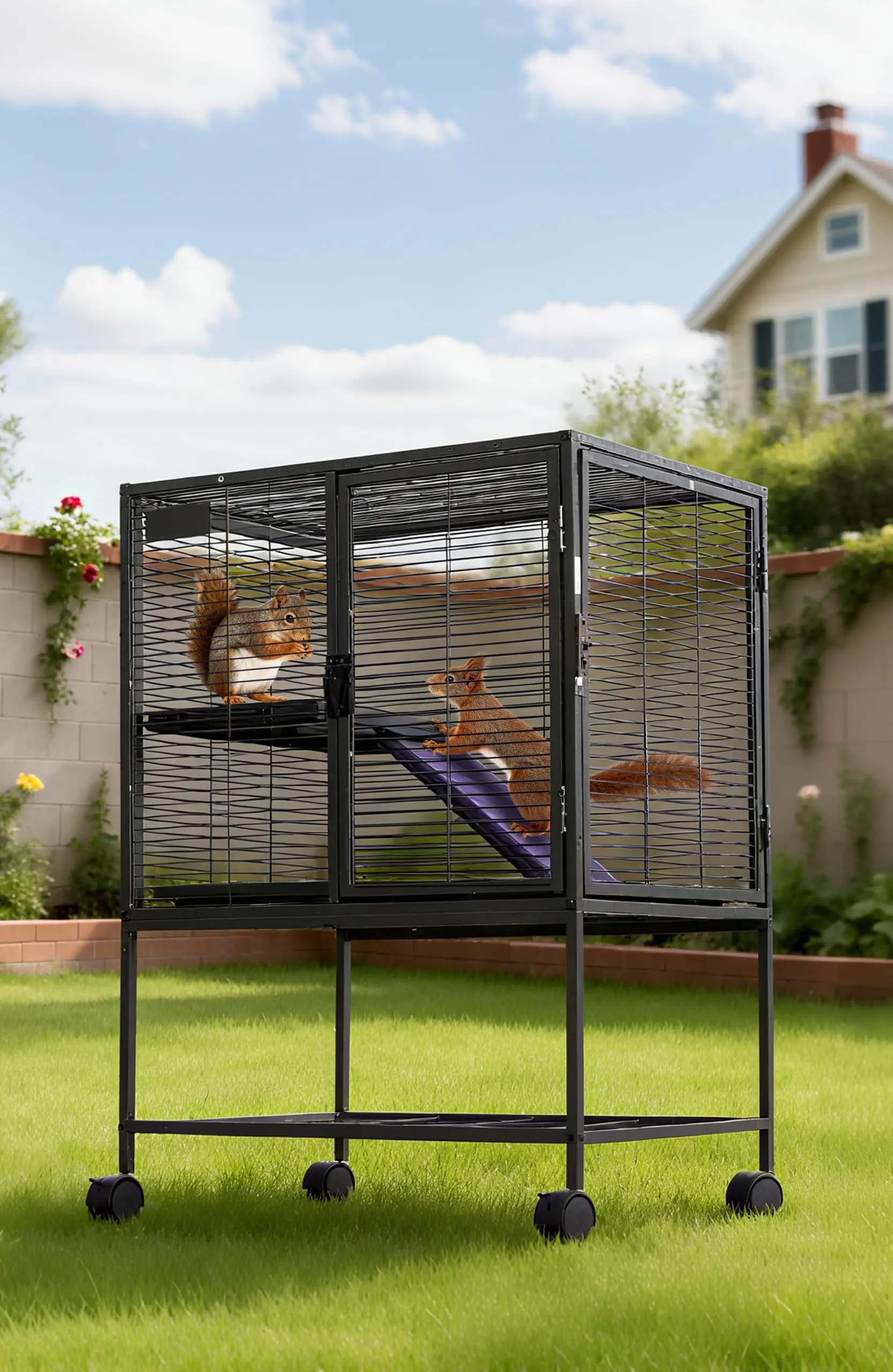 Multi-Level Small Animal Cage 1