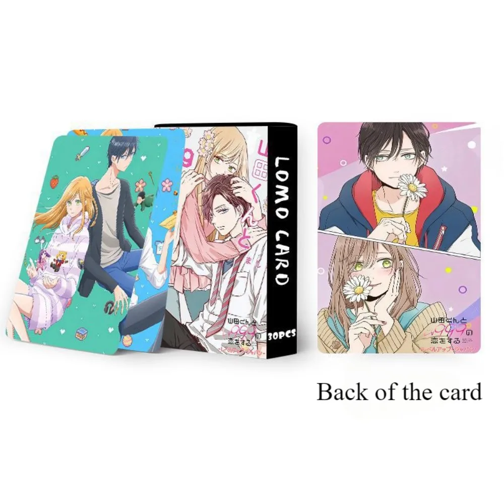 30Pcs LOMO Cards Anime Falling in Love with Yamada Kun Double Sided Photocards Hobby Game Collection Toys for Children