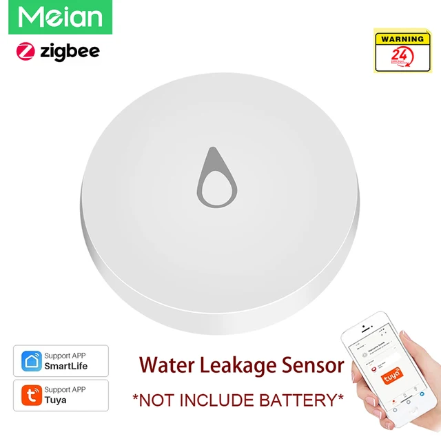 Meian ZigBee Linkage Water Leakage Sensor Immersion Security Alarm Leak Detector Overflow Alert Waterproof Smart Home 1