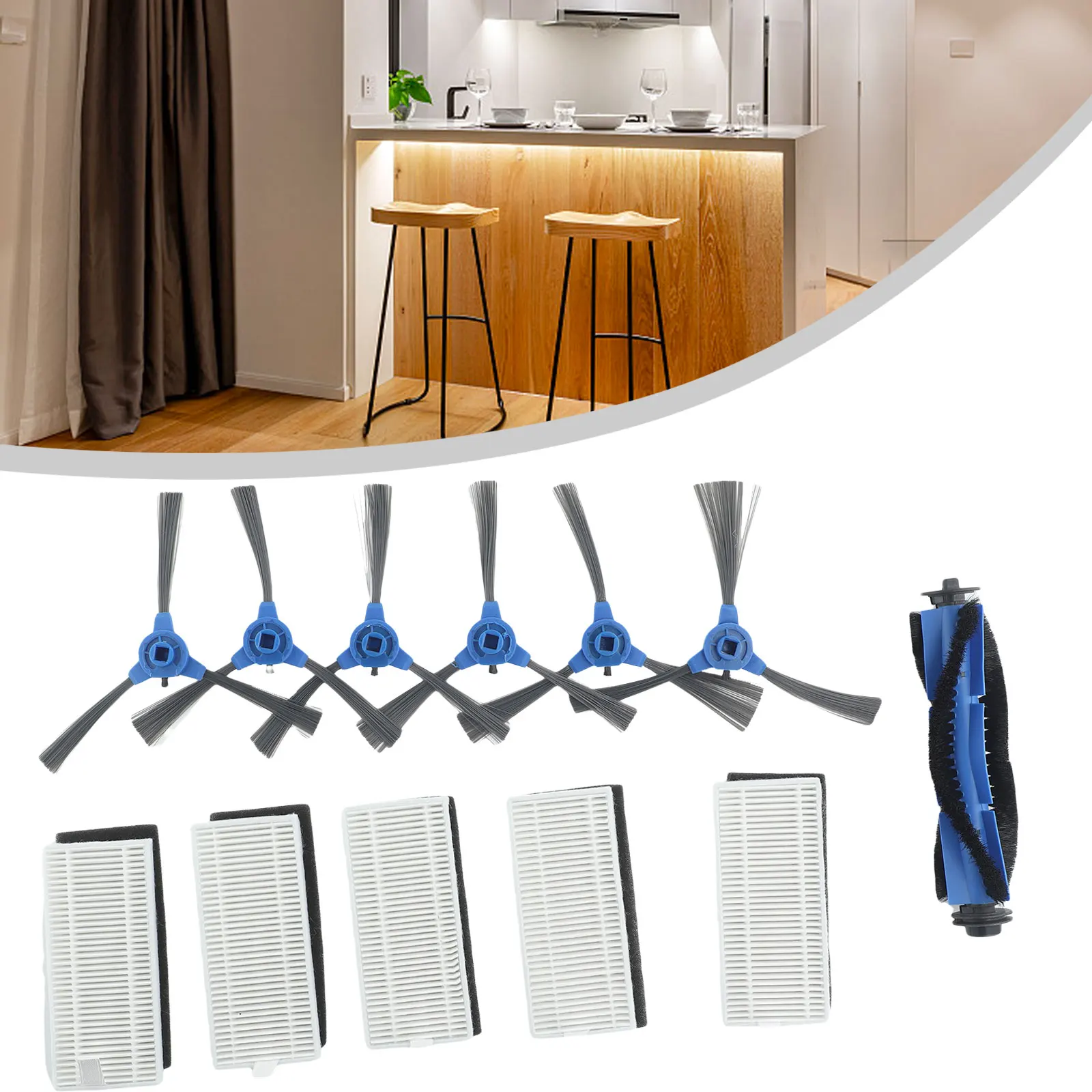

Vacuum Parts Side Brushes Brush Roll Cleaning Tool For Venga VG Rvc 3000 Household Supplies Robot Vacuum Cleaner