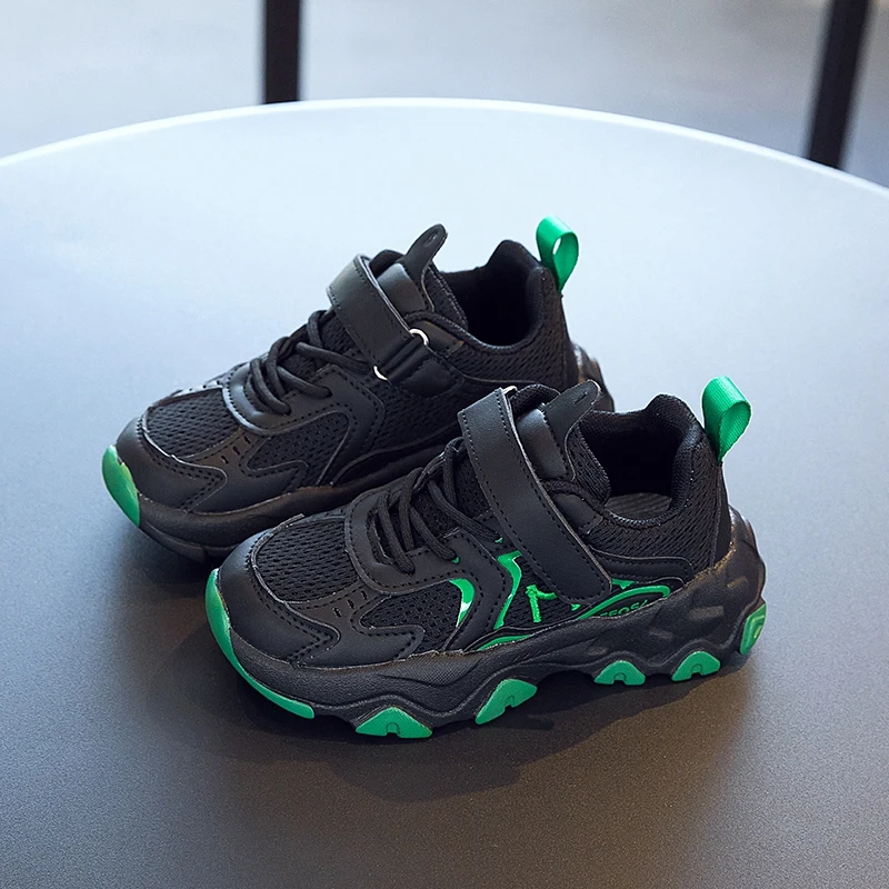 

Children Mesh Breathable Casual Sneakers Toddler Girls Boys Lace-up Sport Shoes Kids Baby School Shoes Tenis Autumn Spring 6-16Y