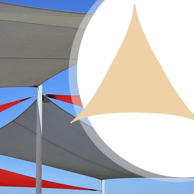 2x2x2M Triangle Sun Shade Sail Waterproof Sun Shelter Triangle