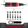 Household Rivet Nut Gun Converter Kit Removable DIY Nut Insert Nut Riveting Tool Cordless Electric Riveting Tool 4