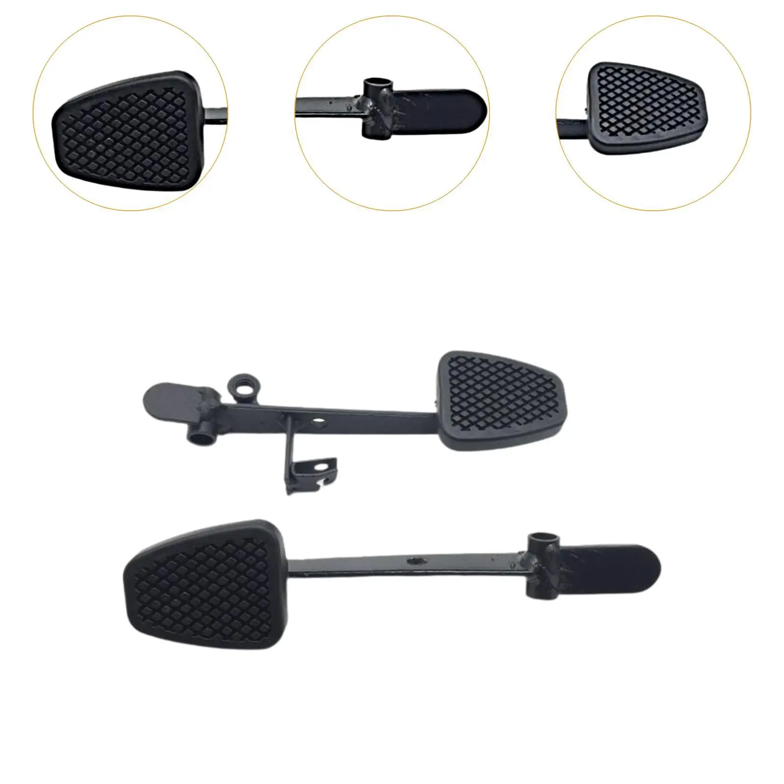 2Pcs Brake Throttle Clutch Pedal Brake & Throttle Pedal for Mini Bike