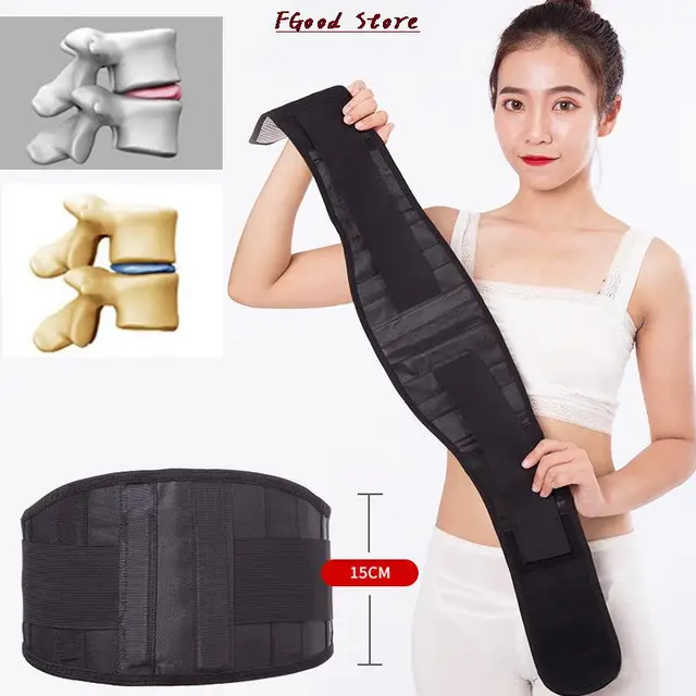 Tourmaline Mágneses Derék Zárójel -Tartószalag Önfűtés Alsó Háttámlát Támogatja Az Újrafelhasználható Hőcsomagot - Image 3