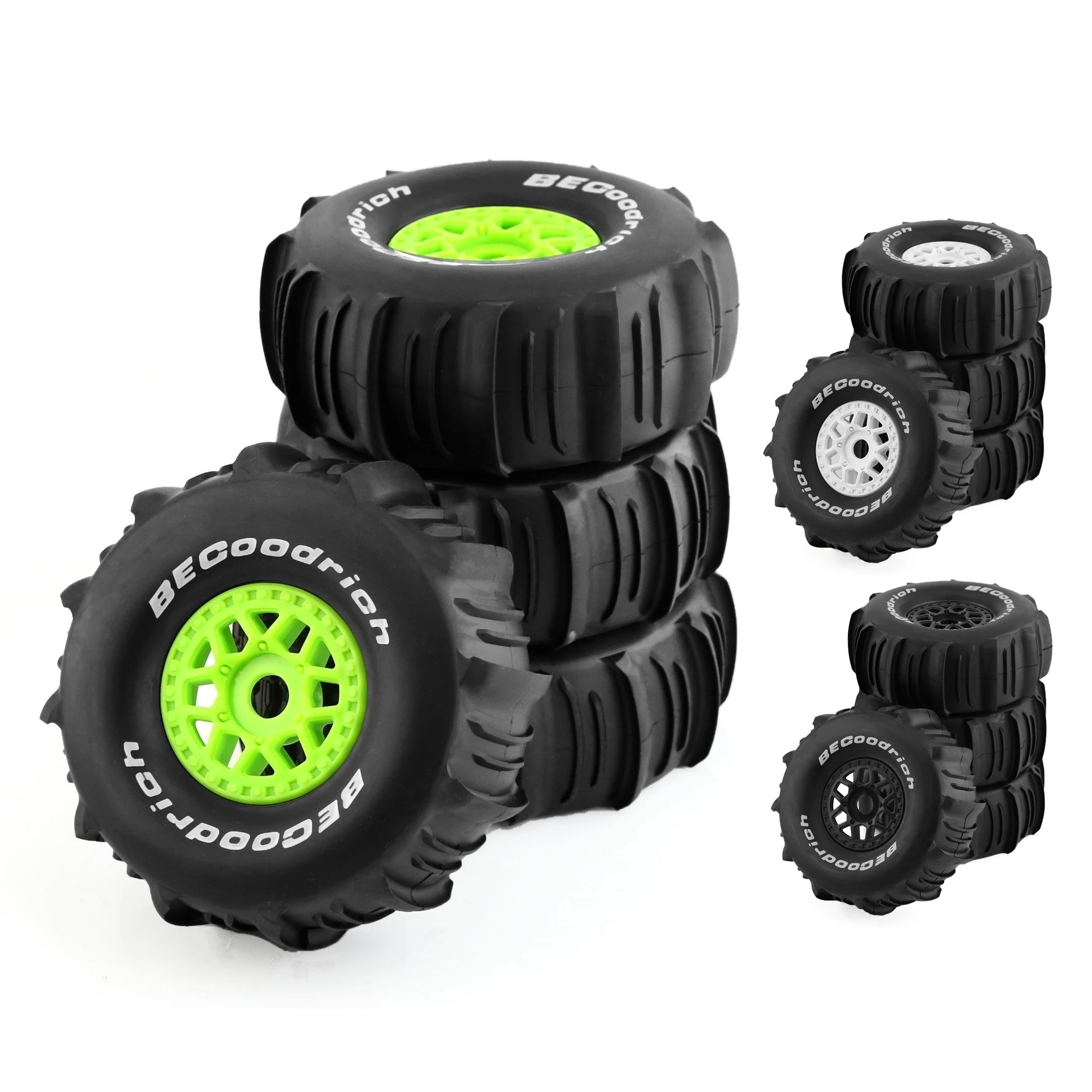 4 Pz 138Mm 1/7 Desert Short Course Truck Sand Tire 17Mm Wheel Hex Per Arrma Mojave Traxxas Udr Yikong Df7 Fs Off-Road Buggy