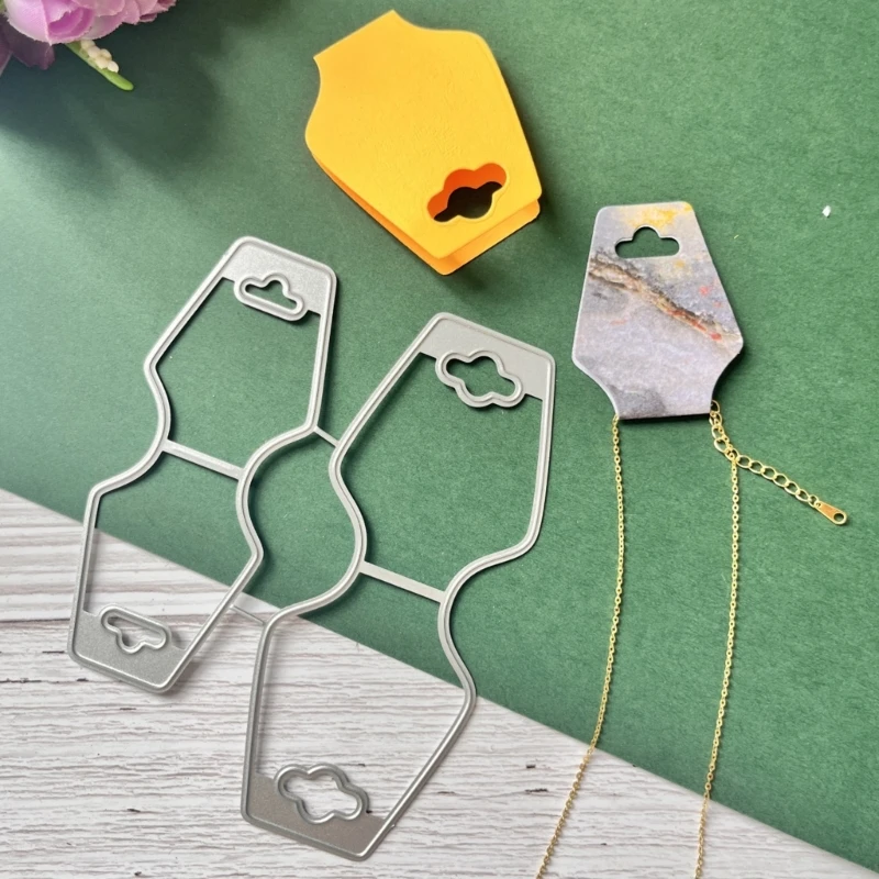 금속 다이 컷 걸이식 태그 엠보싱 스텐실 커팅 다이, 카드 제작 스크랩북 종이 공예, DIY 템플릿 수제