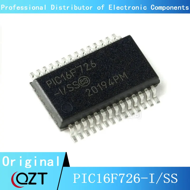 10pcs/lot PIC16F726-I/SS SSOP PIC16F726 PIC16F726-I PIC16F726-ISS 16F726 SSOP-28 chip New spot pic16f57 i so pic16f72 pic16f73 pic16f76 pic16f722 pic16f723 pic16f726 pic16f737 pic16f767 microcontroller mcu mpu soc sop 28