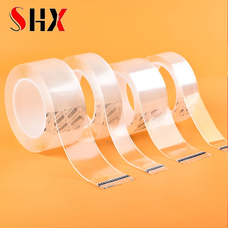 Nano Tape 1/2/3/5M Nano Tape Nastro Biadesivo Nastro Impermeabile Senza Tracce Per Adesivo In Gel Per Lavello Da Cucina Del Bagno