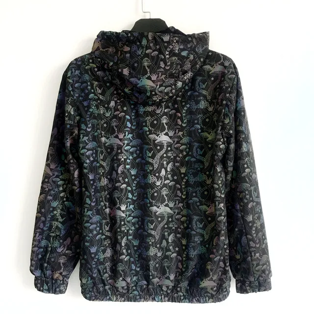 Holographic Reflective Mushroom Pattern Jacket 3