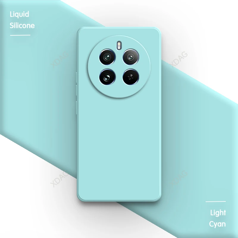 Minimalist Silicone Phone Case - Soft Straight Edge Back Cover