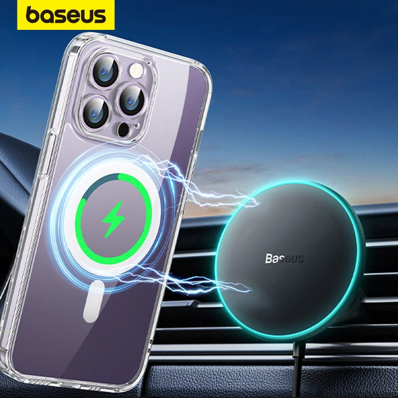 Baseus 15W Fast Charging Car Charger Holder Car Phone Holder